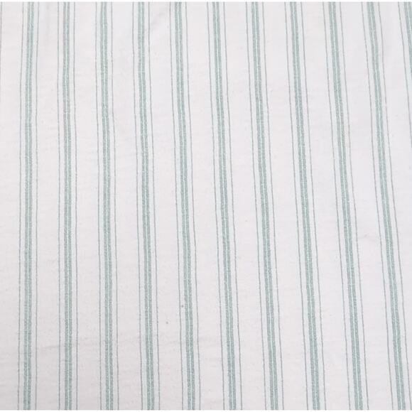 VTG CMI Maxi Dress Womens M White Green Stripes Preshrunk Cotton Cottagecore USA - Picture 8 of 14